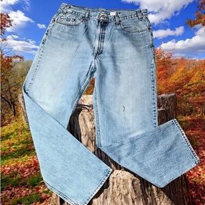 Levis 550 Jeans Blue Denim Vintage 90's Relaxed Fit Mens 40x32 Made in CAnada